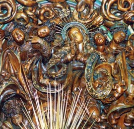 Světelský oltář, Kostel Sv. Barbory, Adamov