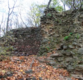 Zřícenina hradu Kraví Hora